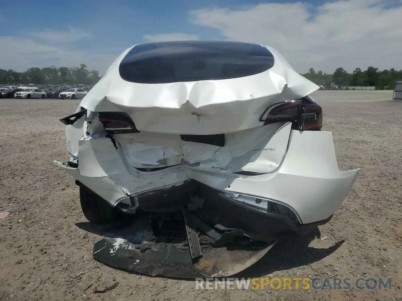 6 Photograph of a damaged car 7SAYGDEE9NF455614 TESLA MODEL Y 2022