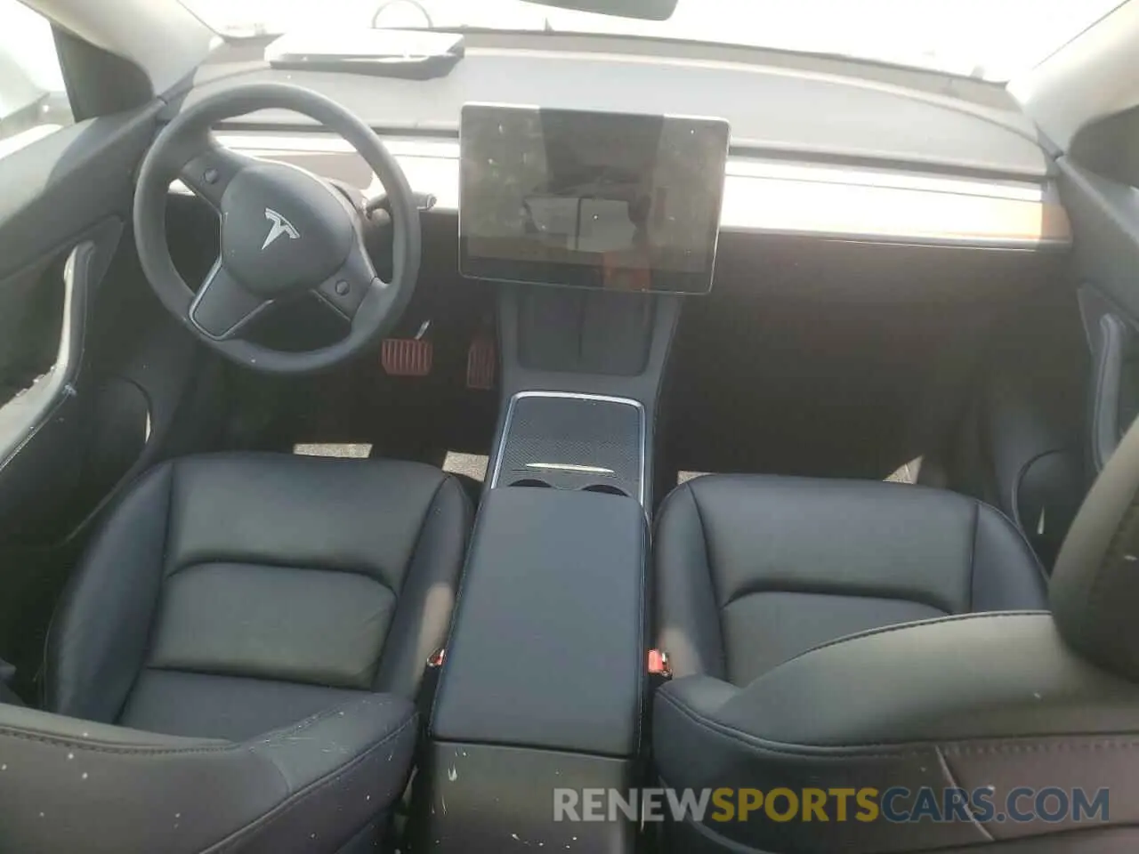 8 Photograph of a damaged car 7SAYGDEE9NF455614 TESLA MODEL Y 2022