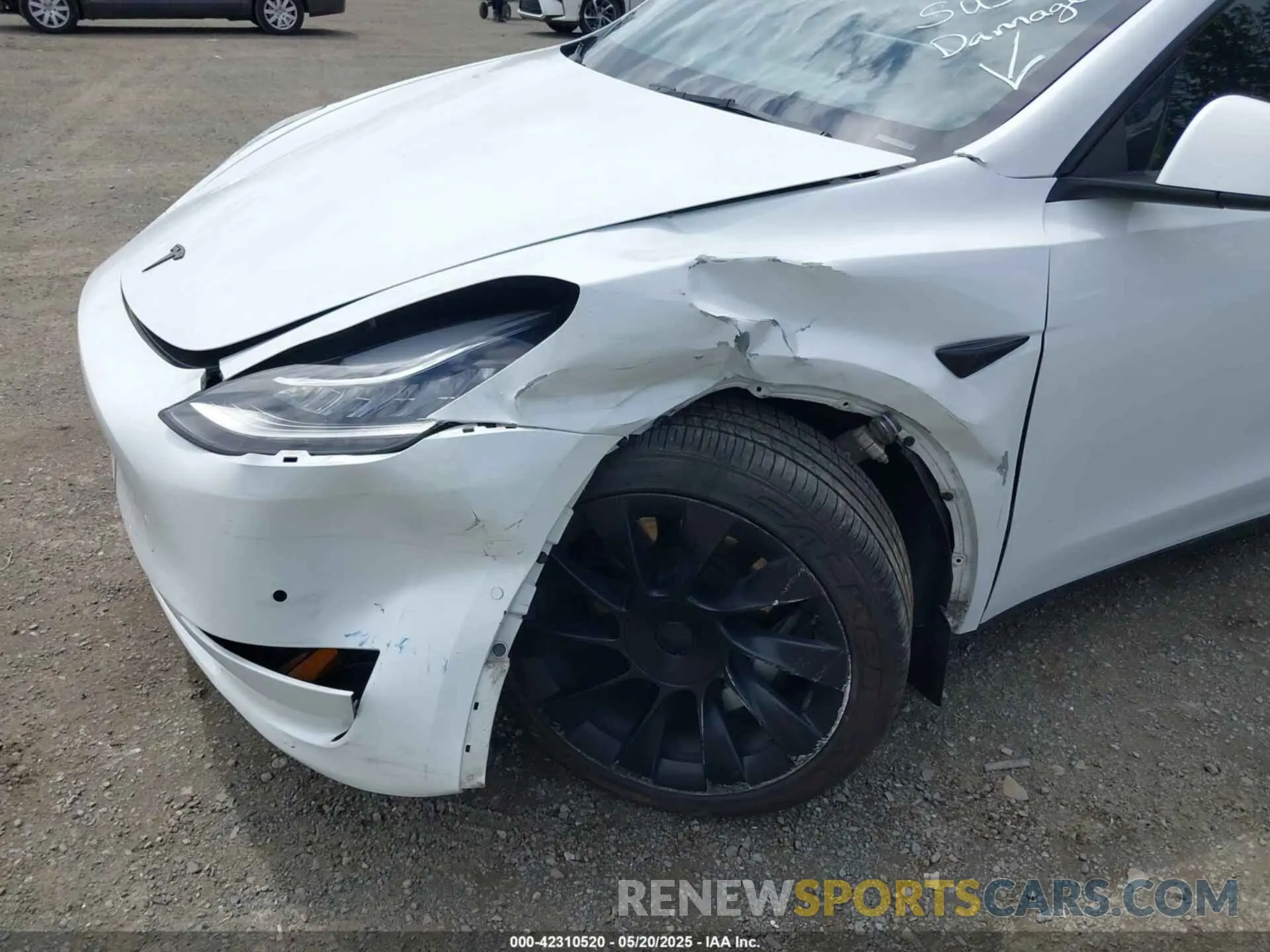 6 Photograph of a damaged car 7SAYGDEE9NF494901 TESLA MODEL Y 2022