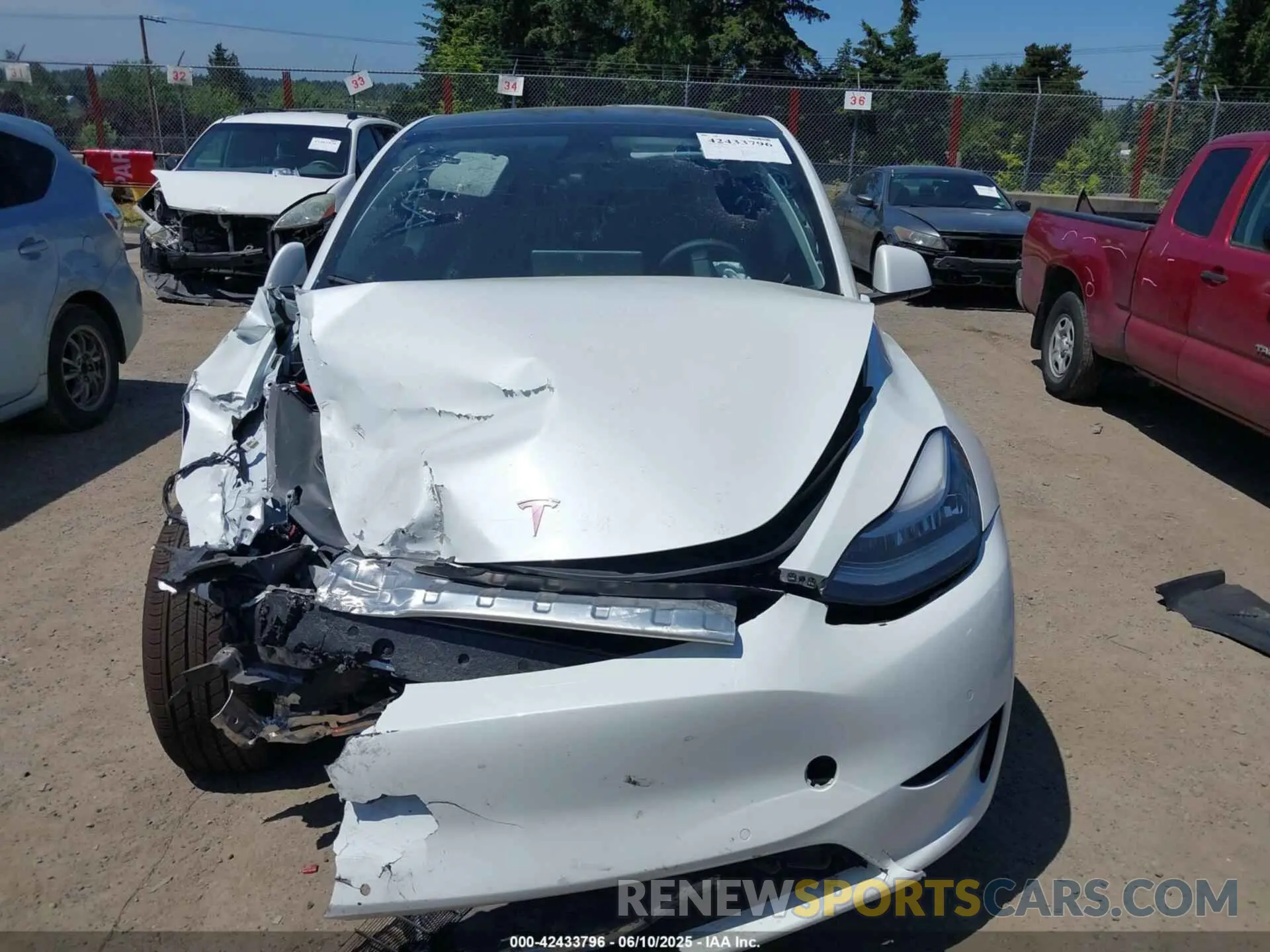 12 Photograph of a damaged car 7SAYGDEE9NF509655 TESLA MODEL Y 2022