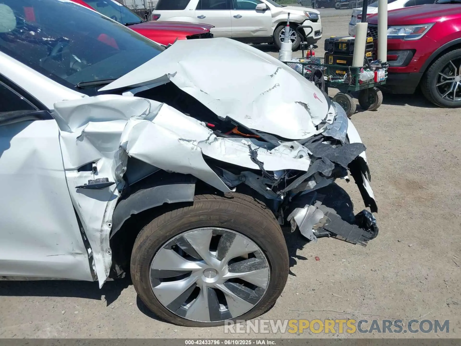 19 Photograph of a damaged car 7SAYGDEE9NF509655 TESLA MODEL Y 2022