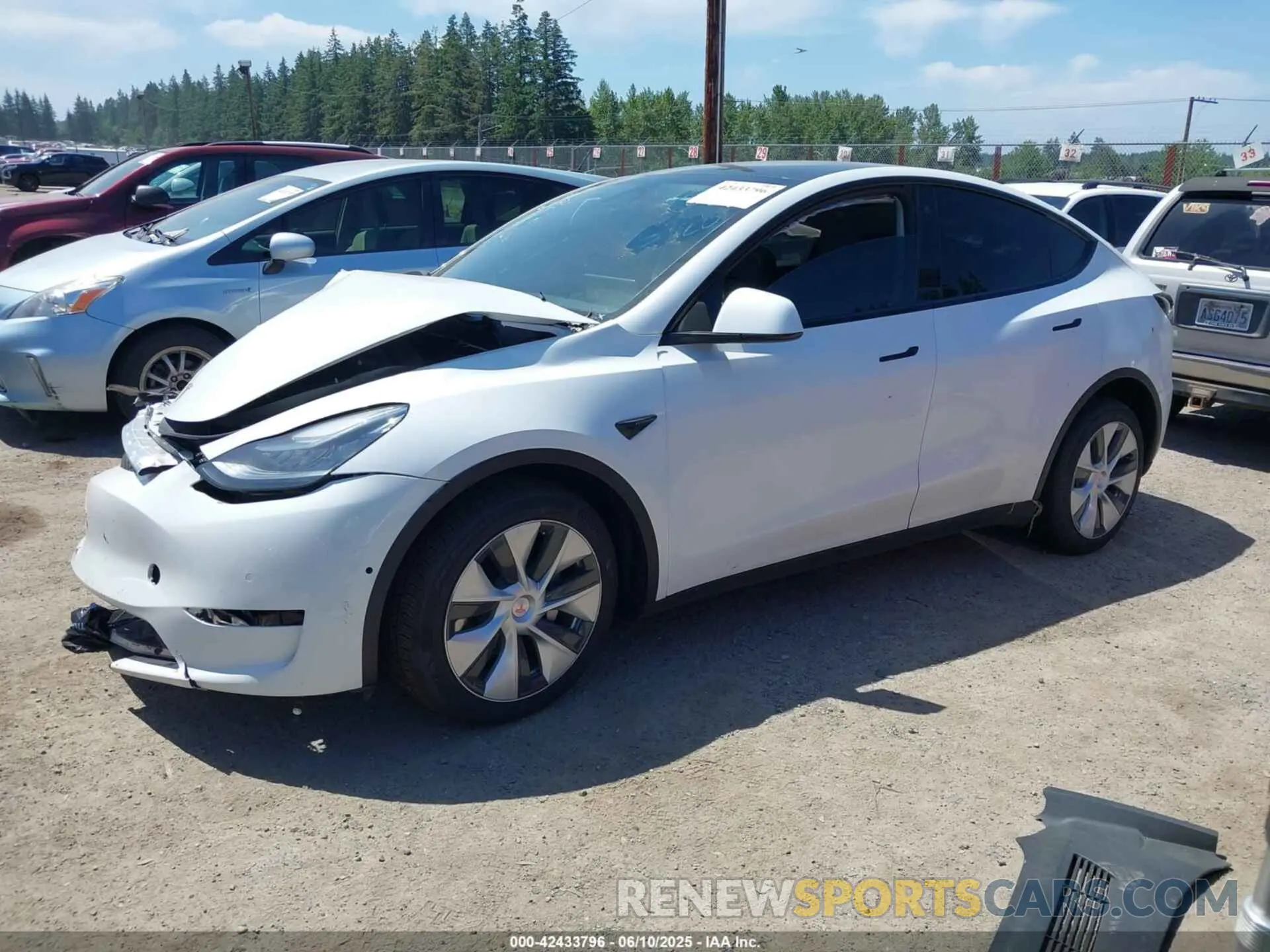 2 Photograph of a damaged car 7SAYGDEE9NF509655 TESLA MODEL Y 2022