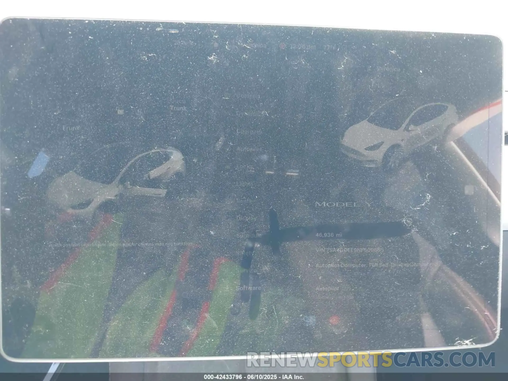 7 Photograph of a damaged car 7SAYGDEE9NF509655 TESLA MODEL Y 2022