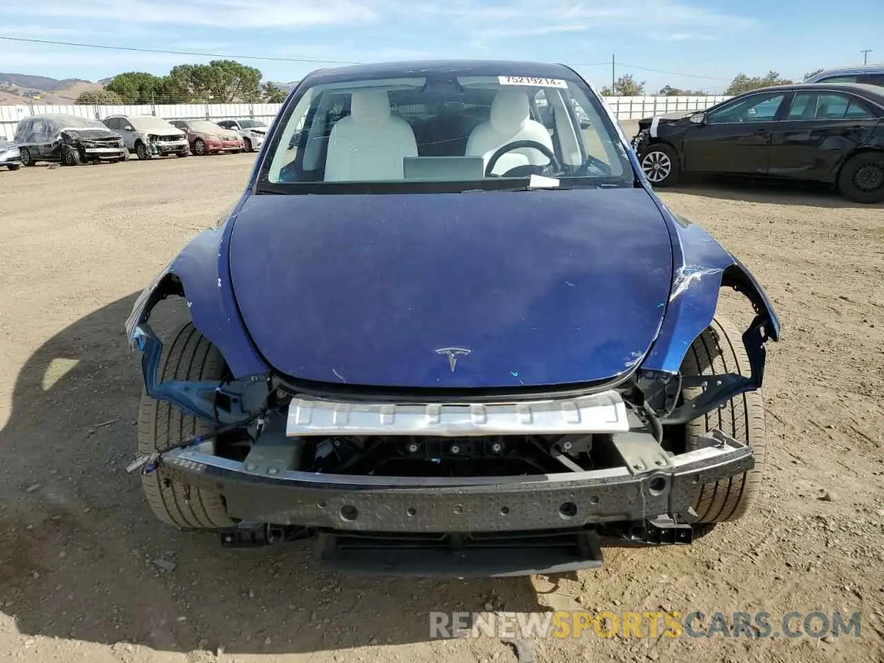 5 Photograph of a damaged car 7SAYGDEE9NF551906 TESLA MODEL Y 2022