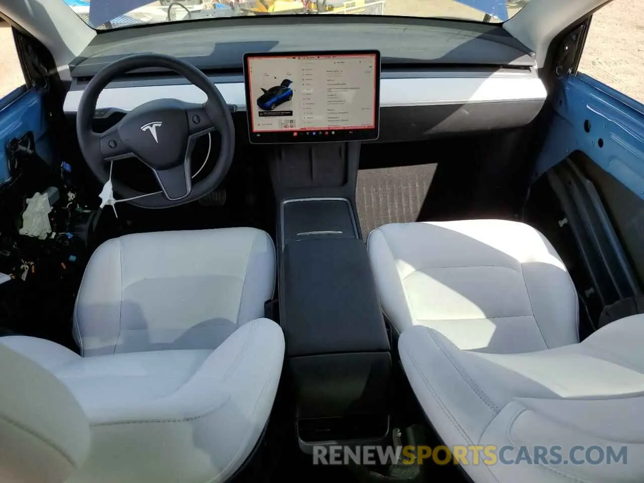 8 Photograph of a damaged car 7SAYGDEE9NF551906 TESLA MODEL Y 2022