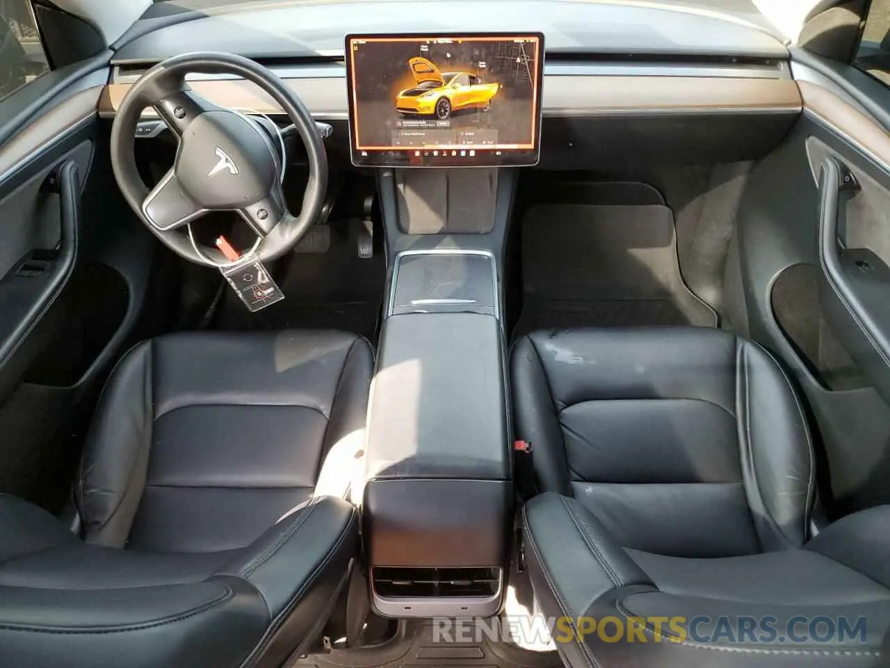 8 Photograph of a damaged car 7SAYGDEE9NF555132 TESLA MODEL Y 2022
