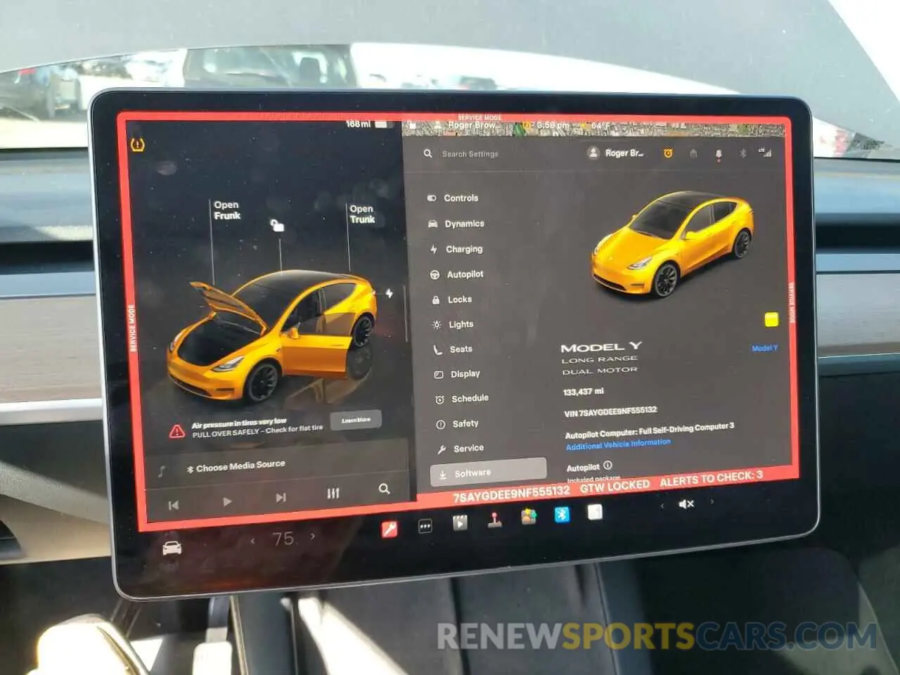 9 Photograph of a damaged car 7SAYGDEE9NF555132 TESLA MODEL Y 2022
