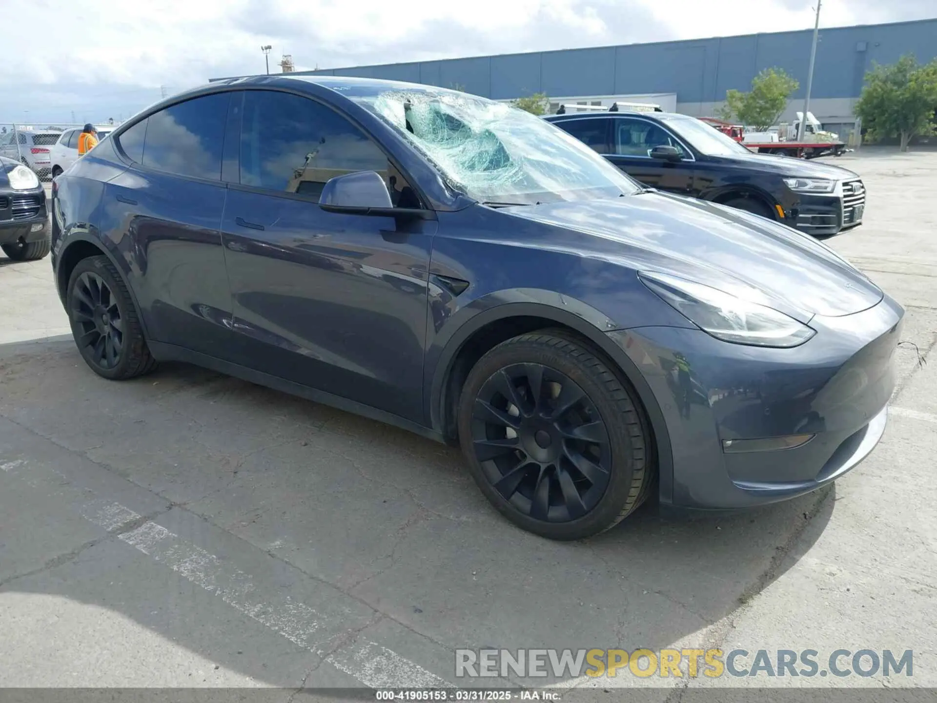1 Photograph of a damaged car 7SAYGDEE9NF557382 TESLA MODEL Y 2022