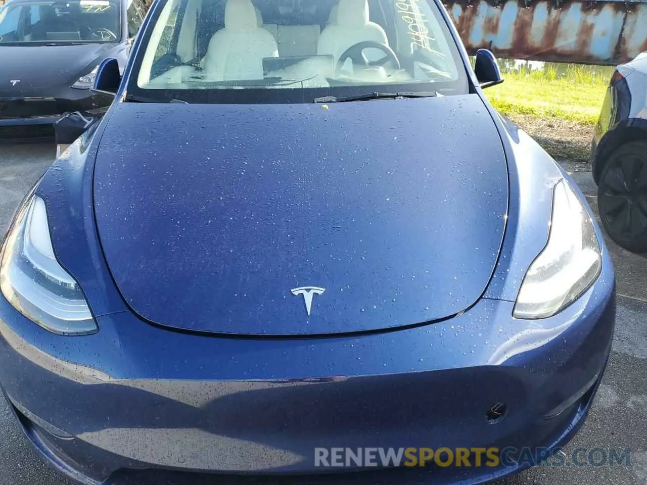 12 Photograph of a damaged car 7SAYGDEEXNF310825 TESLA MODEL Y 2022