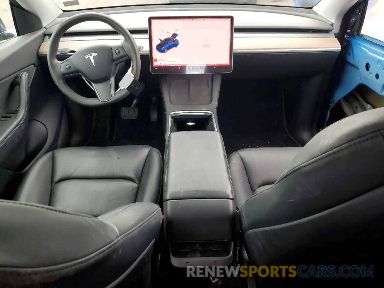 8 Photograph of a damaged car 7SAYGDEEXNF325289 TESLA MODEL Y 2022