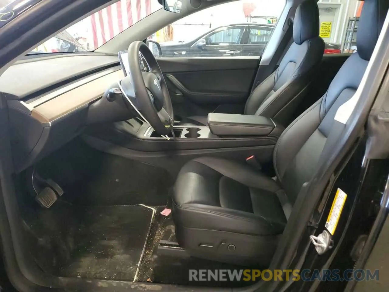 7 Photograph of a damaged car 7SAYGDEEXNF342349 TESLA MODEL Y 2022