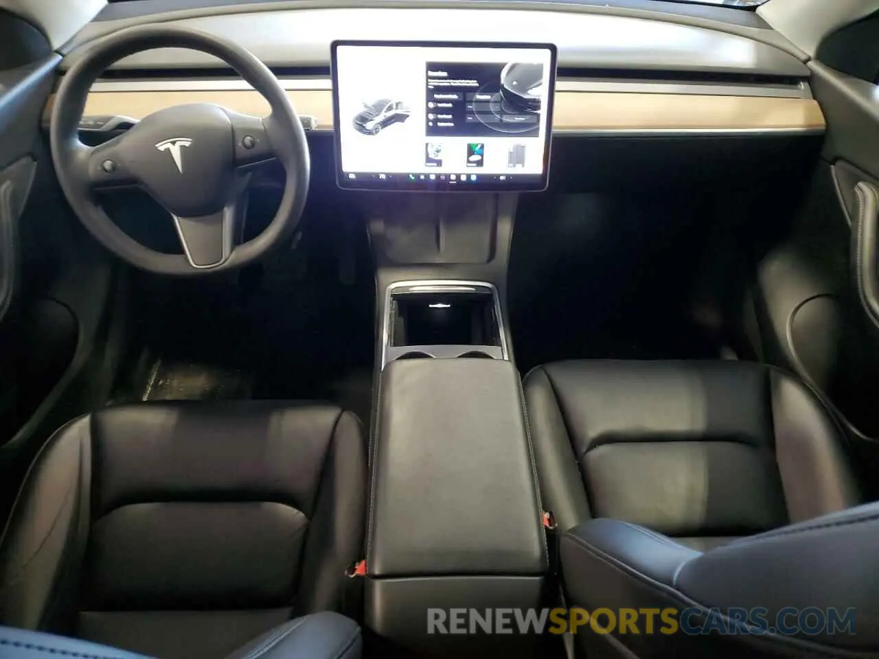 8 Photograph of a damaged car 7SAYGDEEXNF342349 TESLA MODEL Y 2022