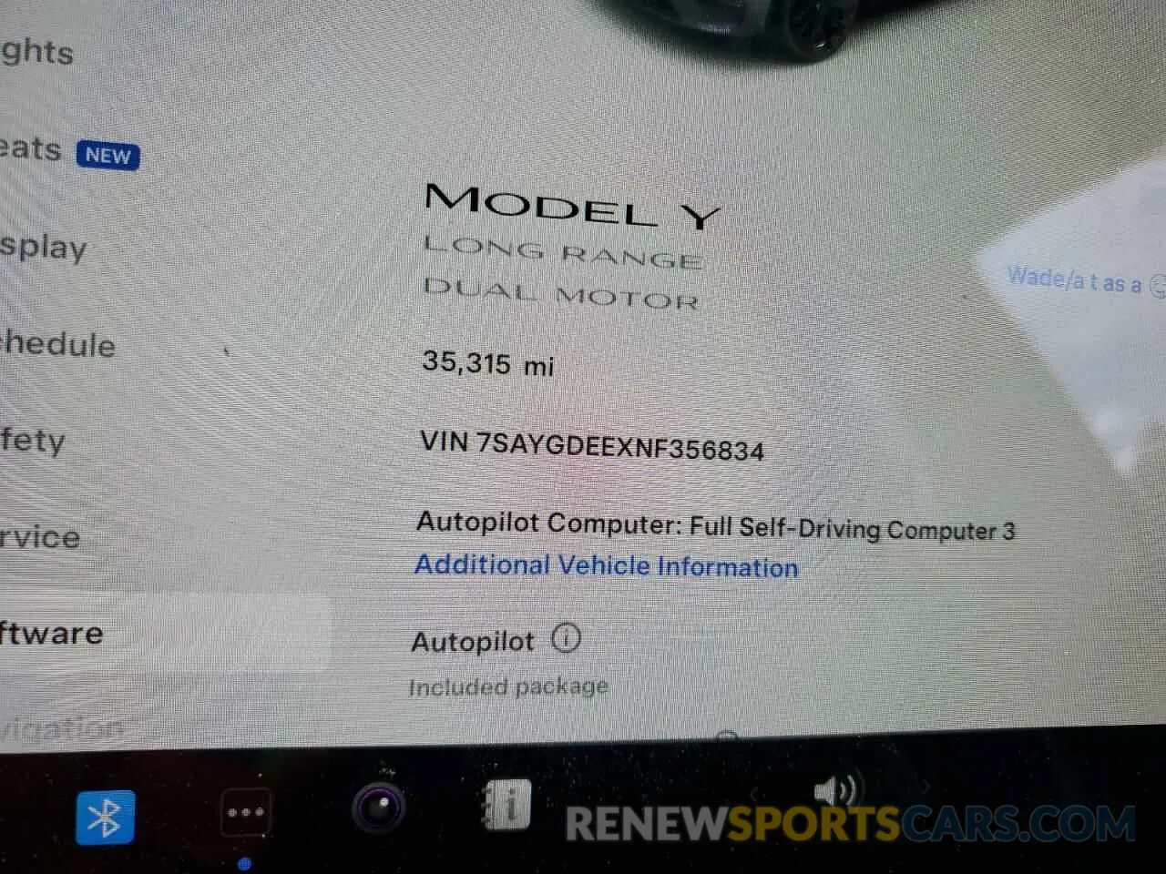 9 Photograph of a damaged car 7SAYGDEEXNF356834 TESLA MODEL Y 2022