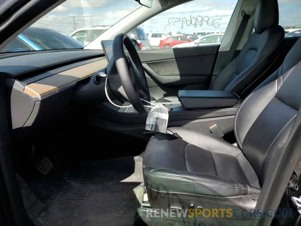 7 Photograph of a damaged car 7SAYGDEEXNF362343 TESLA MODEL Y 2022