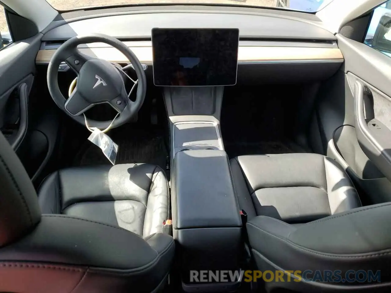 8 Photograph of a damaged car 7SAYGDEEXNF362343 TESLA MODEL Y 2022