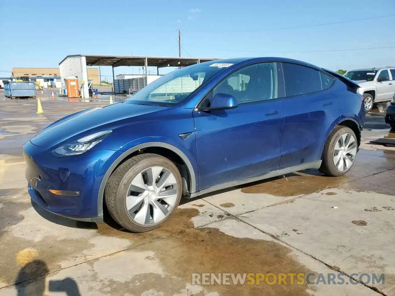 1 Photograph of a damaged car 7SAYGDEEXNF372693 TESLA MODEL Y 2022