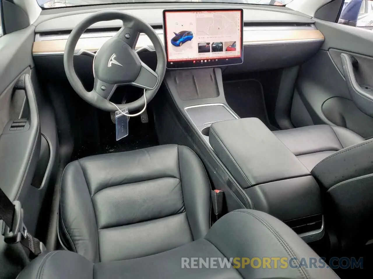 8 Photograph of a damaged car 7SAYGDEEXNF372693 TESLA MODEL Y 2022
