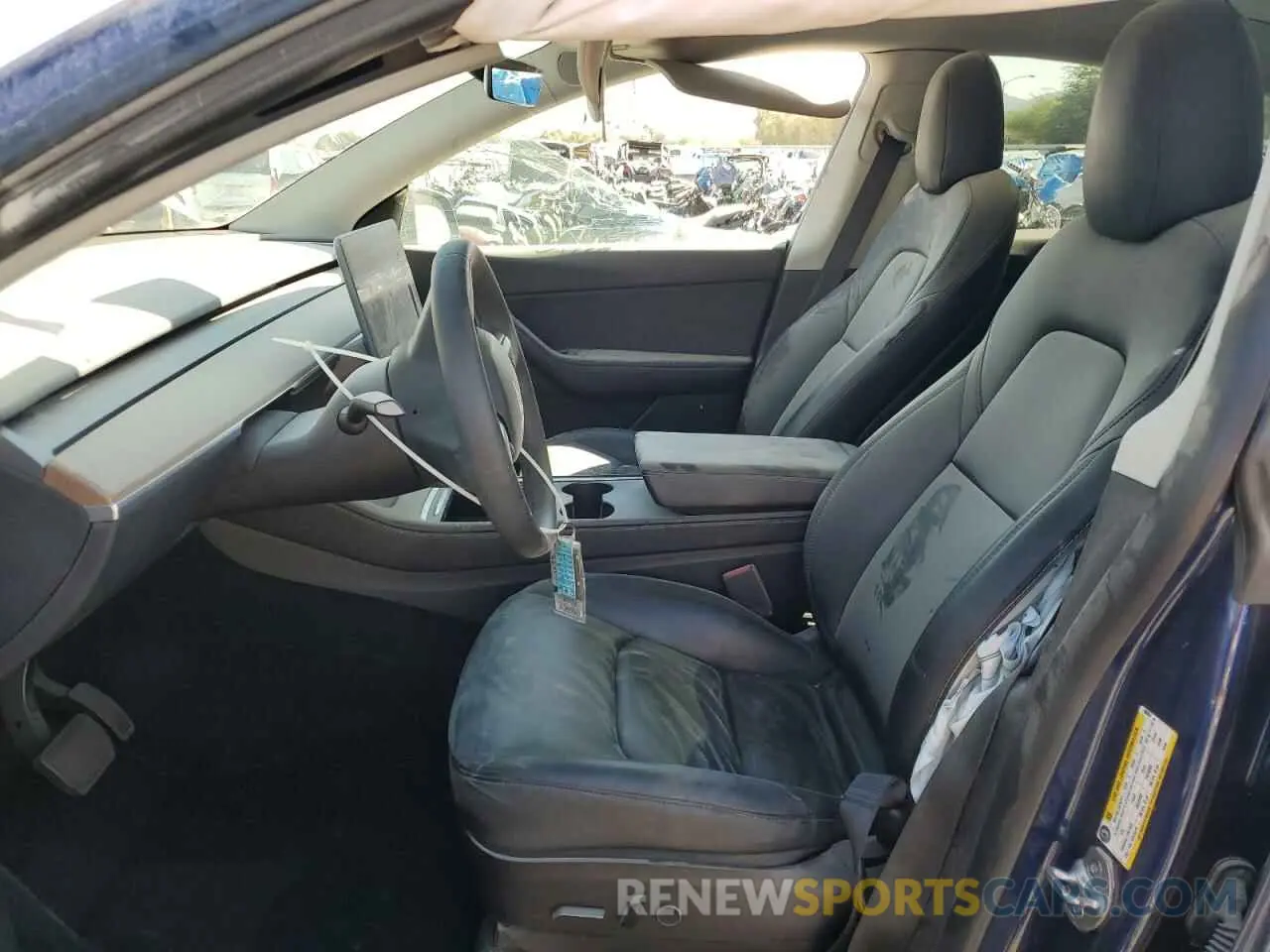 7 Photograph of a damaged car 7SAYGDEEXNF386268 TESLA MODEL Y 2022