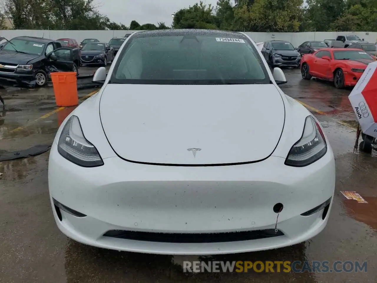 5 Photograph of a damaged car 7SAYGDEEXNF400511 TESLA MODEL Y 2022