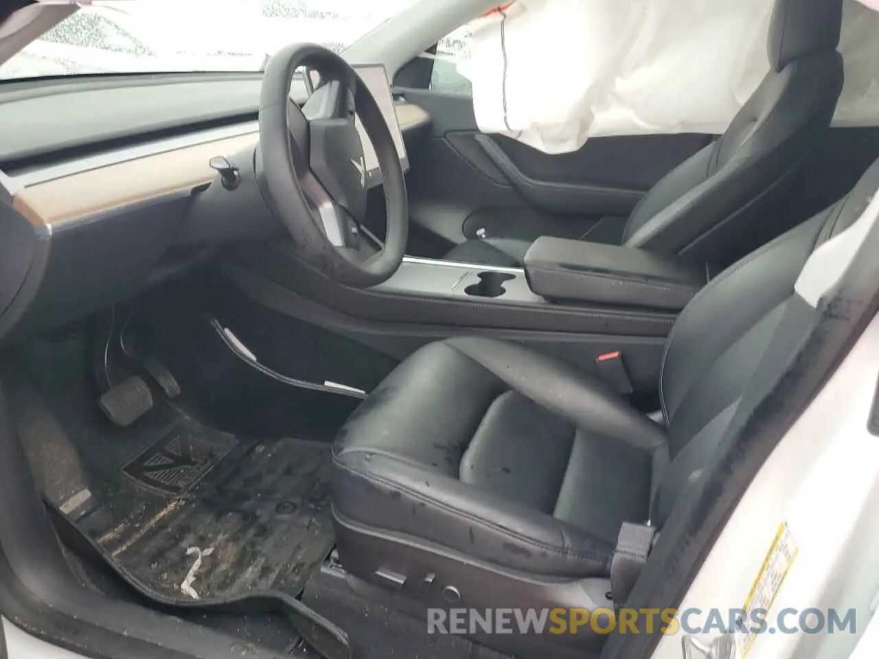 7 Photograph of a damaged car 7SAYGDEEXNF400511 TESLA MODEL Y 2022