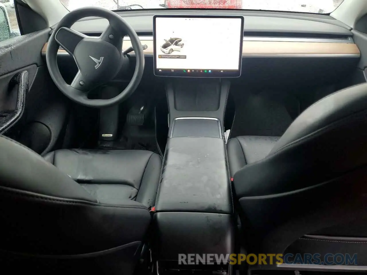8 Photograph of a damaged car 7SAYGDEEXNF400511 TESLA MODEL Y 2022