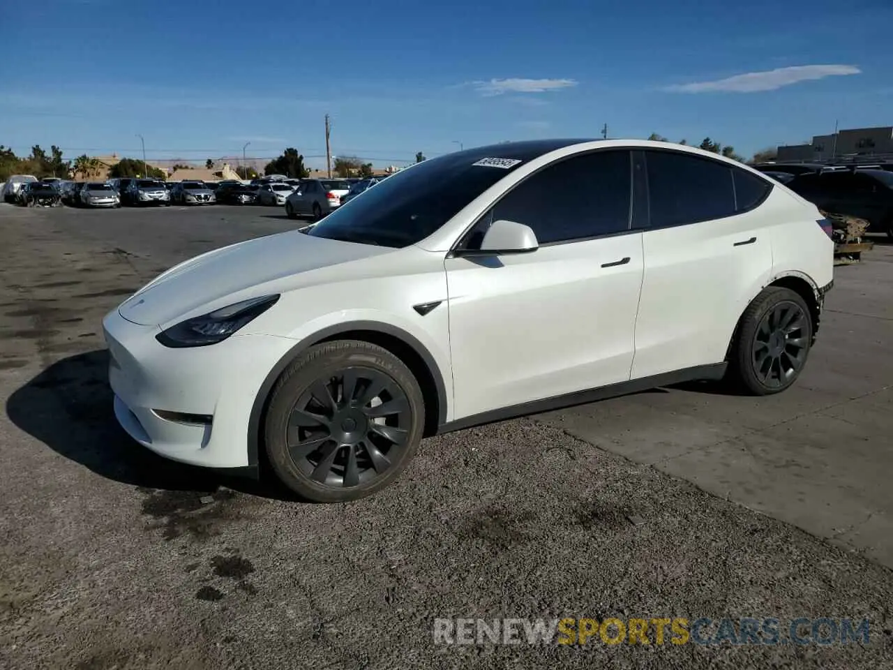 1 Photograph of a damaged car 7SAYGDEEXNF408169 TESLA MODEL Y 2022