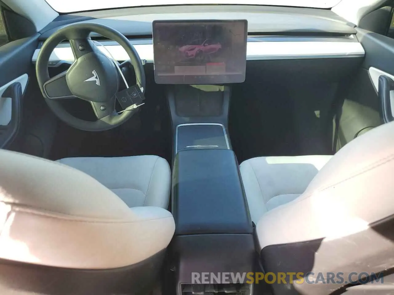 8 Photograph of a damaged car 7SAYGDEEXNF408169 TESLA MODEL Y 2022