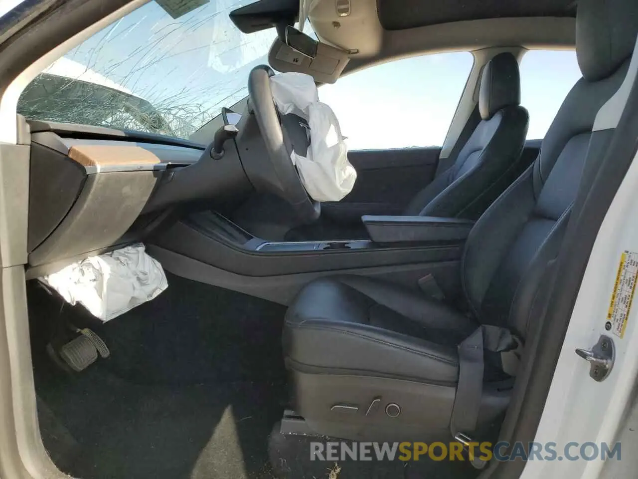 7 Photograph of a damaged car 7SAYGDEEXNF437882 TESLA MODEL Y 2022