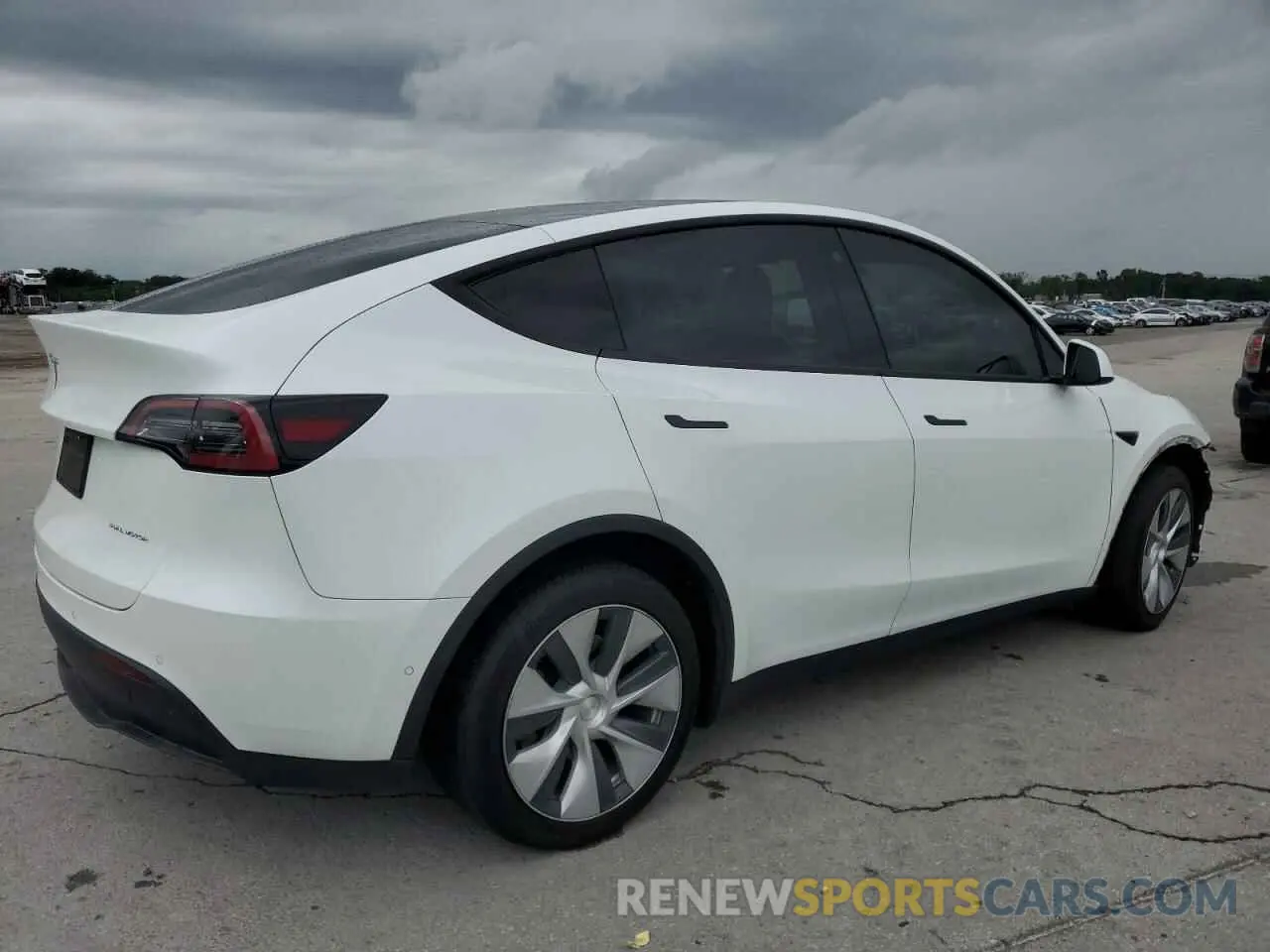 3 Photograph of a damaged car 7SAYGDEEXNF443181 TESLA MODEL Y 2022