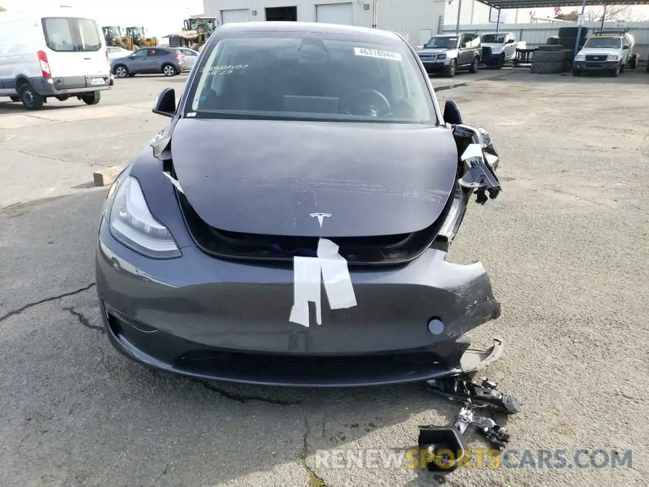 5 Photograph of a damaged car 7SAYGDEEXNF491506 TESLA MODEL Y 2022