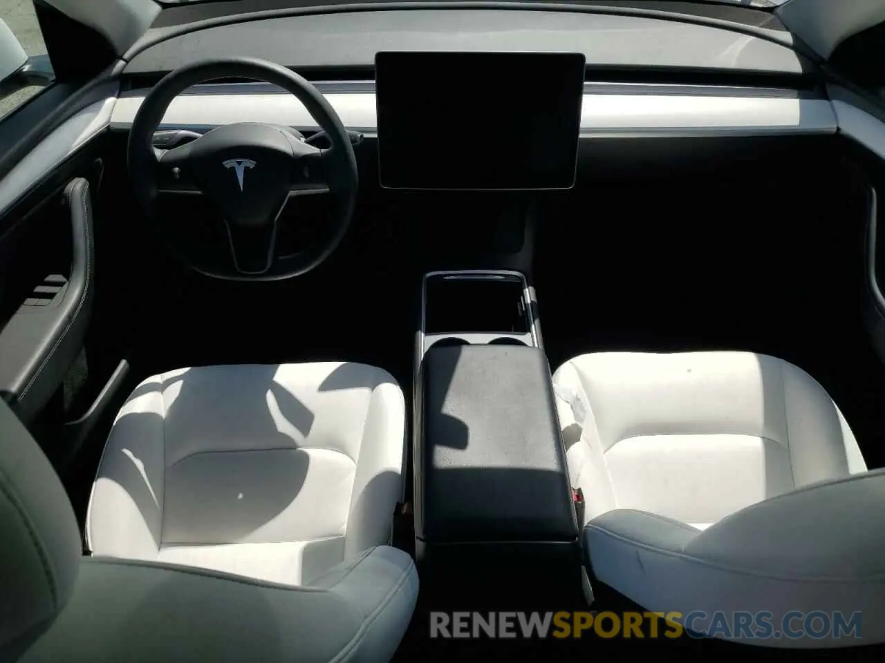 8 Photograph of a damaged car 7SAYGDEEXNF549582 TESLA MODEL Y 2022