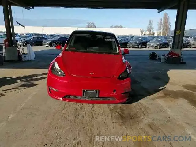 10 Photograph of a damaged car 7SAYGDEEXNF556855 TESLA MODEL Y 2022