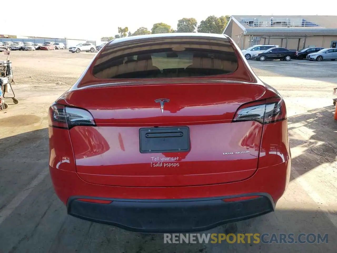 6 Photograph of a damaged car 7SAYGDEEXNF556855 TESLA MODEL Y 2022