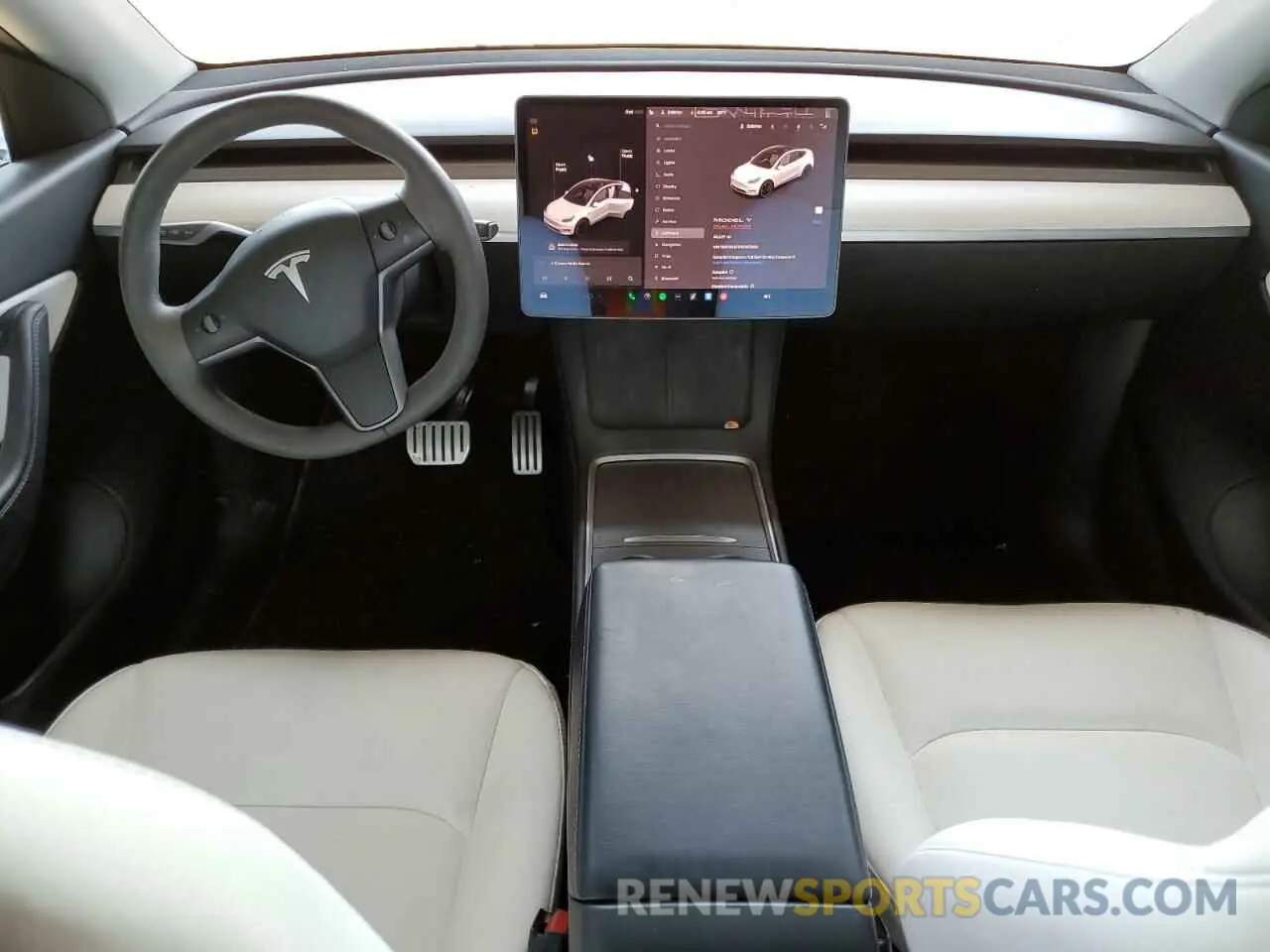 8 Photograph of a damaged car 7SAYGDEF0NF337959 TESLA MODEL Y 2022