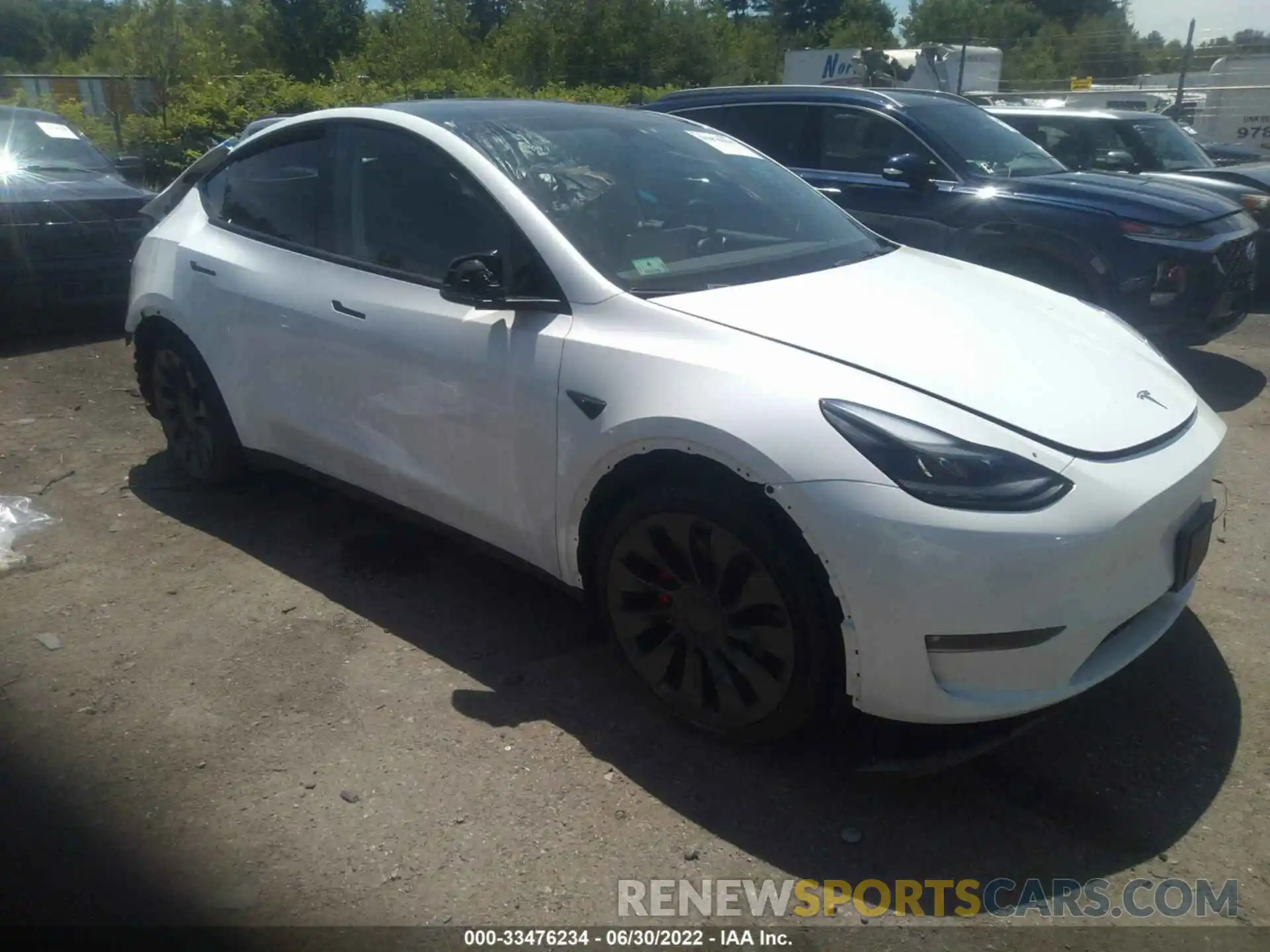 1 Photograph of a damaged car 7SAYGDEF0NF397756 TESLA MODEL Y 2022