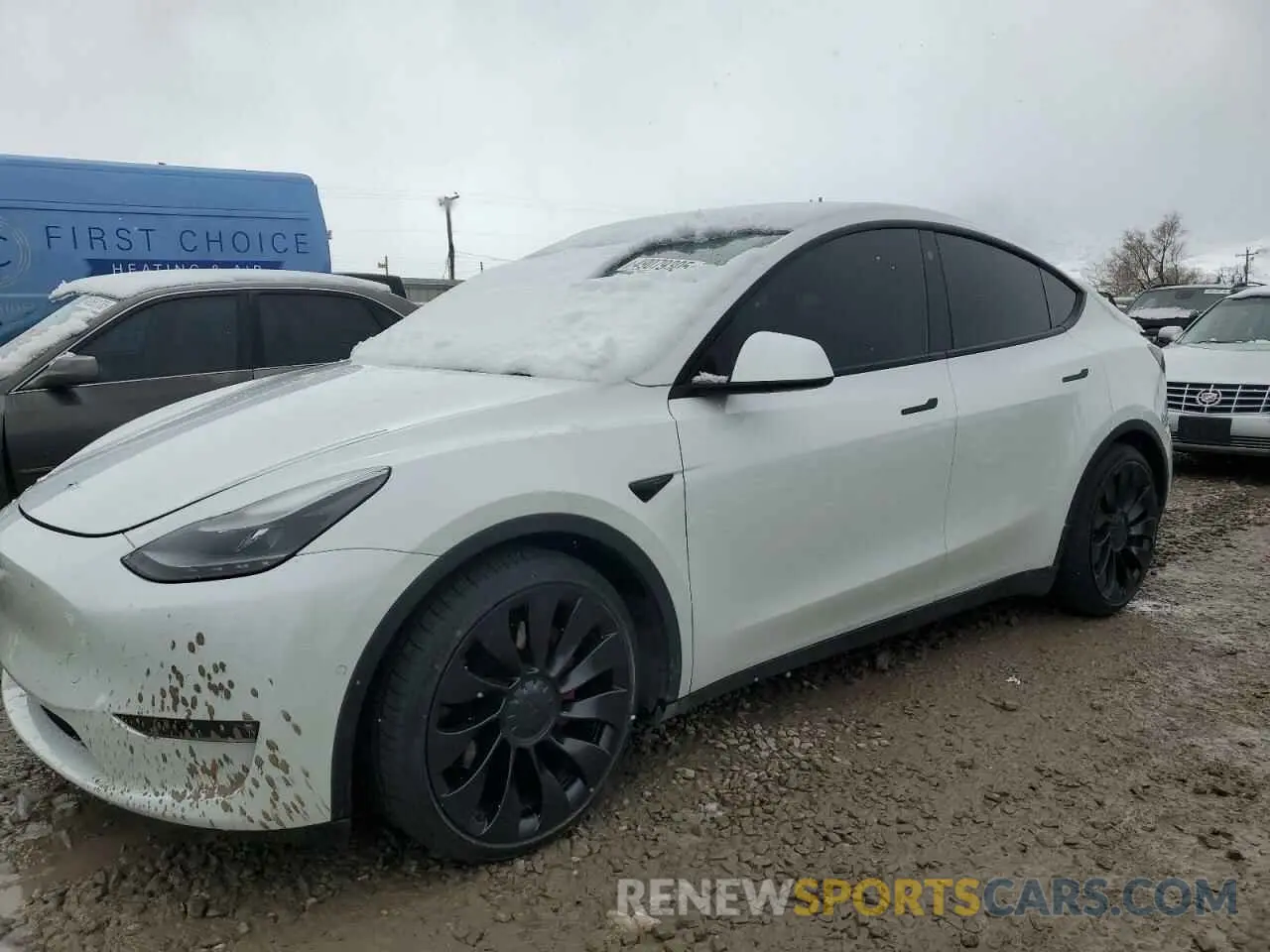 1 Photograph of a damaged car 7SAYGDEF0NF398289 TESLA MODEL Y 2022