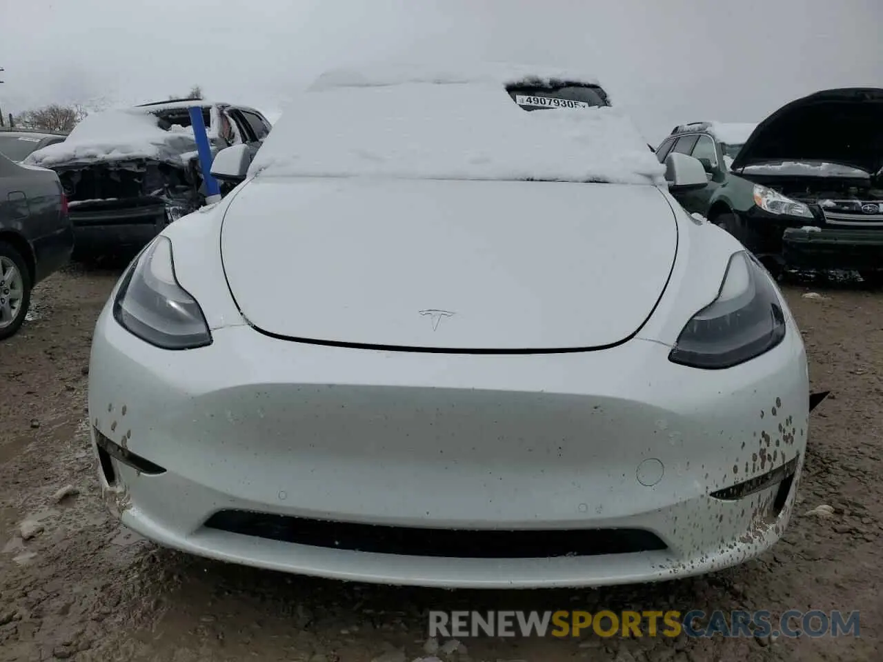 5 Photograph of a damaged car 7SAYGDEF0NF398289 TESLA MODEL Y 2022