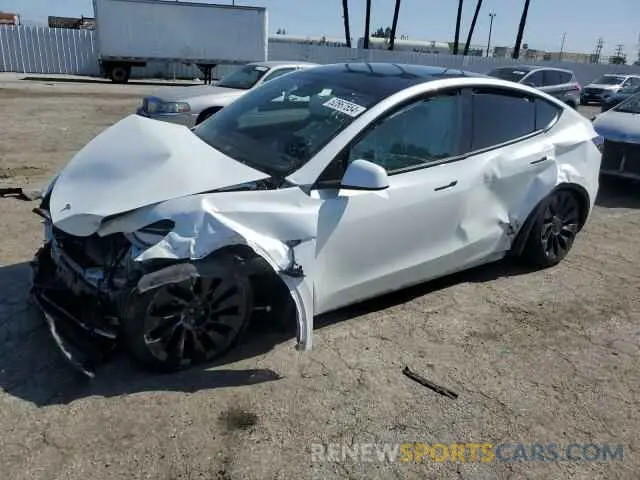 1 Photograph of a damaged car 7SAYGDEF0NF441819 TESLA MODEL Y 2022