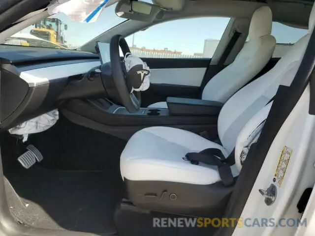 7 Photograph of a damaged car 7SAYGDEF0NF441819 TESLA MODEL Y 2022
