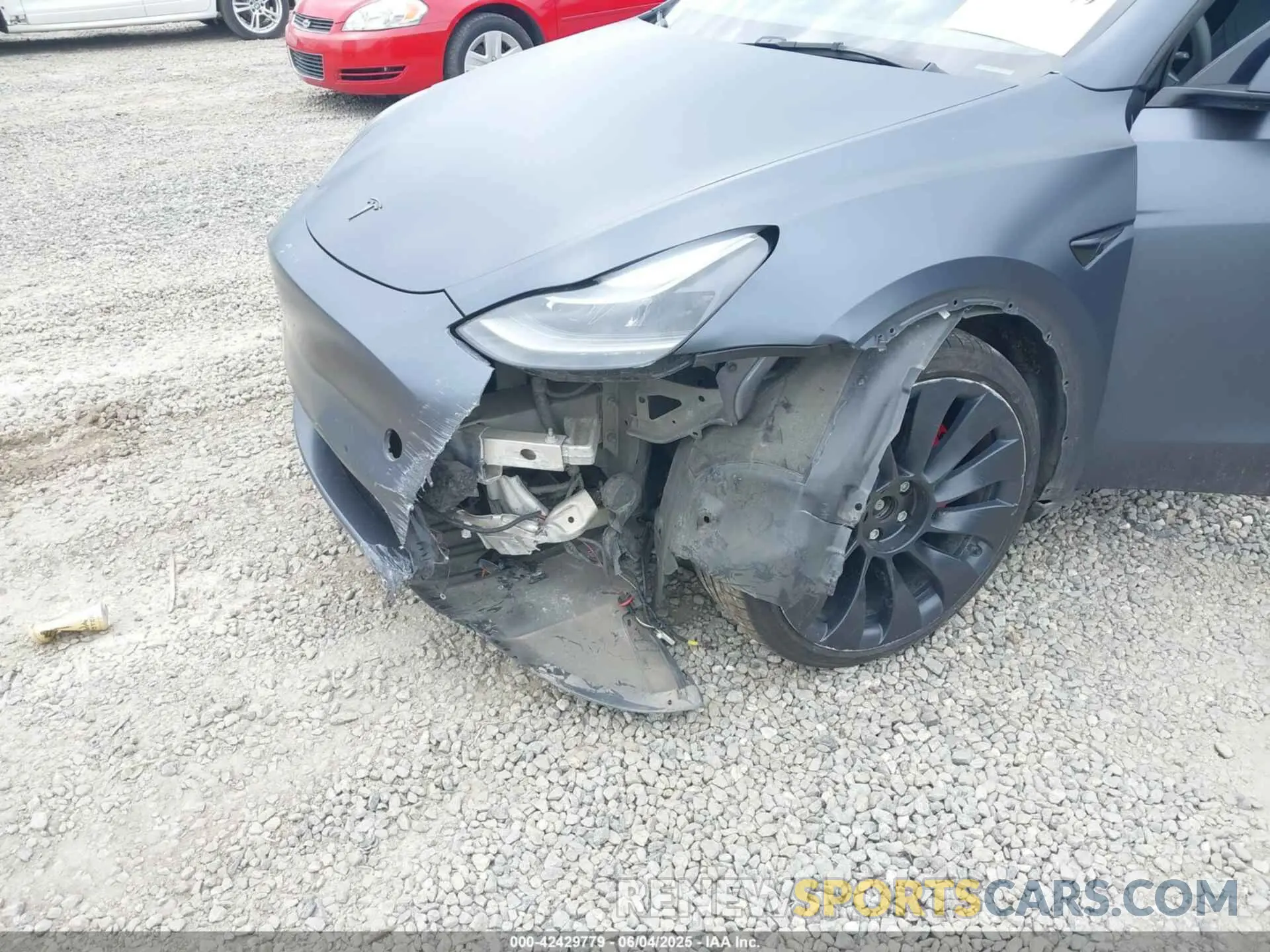 6 Photograph of a damaged car 7SAYGDEF0NF446700 TESLA MODEL Y 2022
