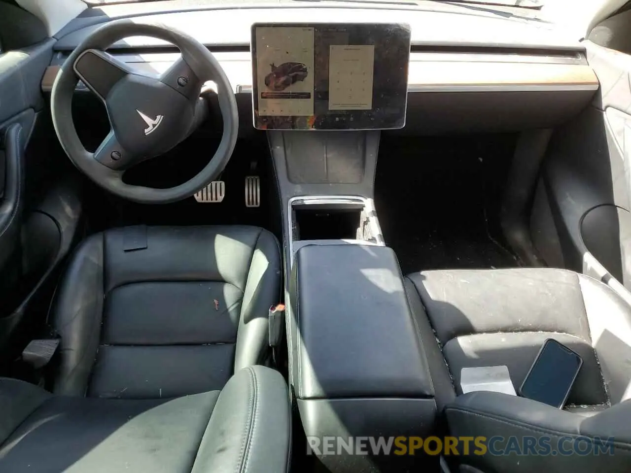 8 Photograph of a damaged car 7SAYGDEF0NF452111 TESLA MODEL Y 2022