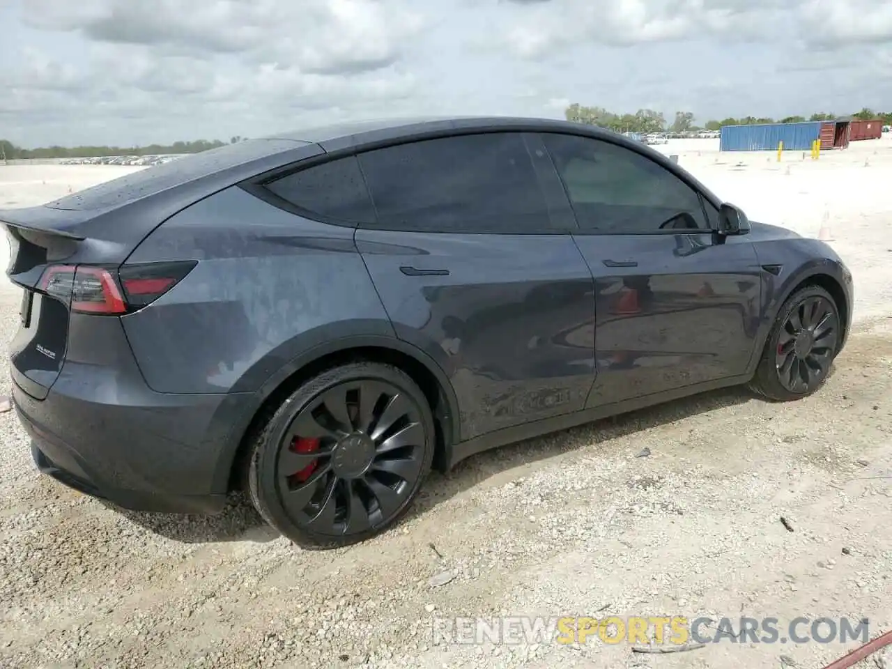 3 Photograph of a damaged car 7SAYGDEF0NF460449 TESLA MODEL Y 2022