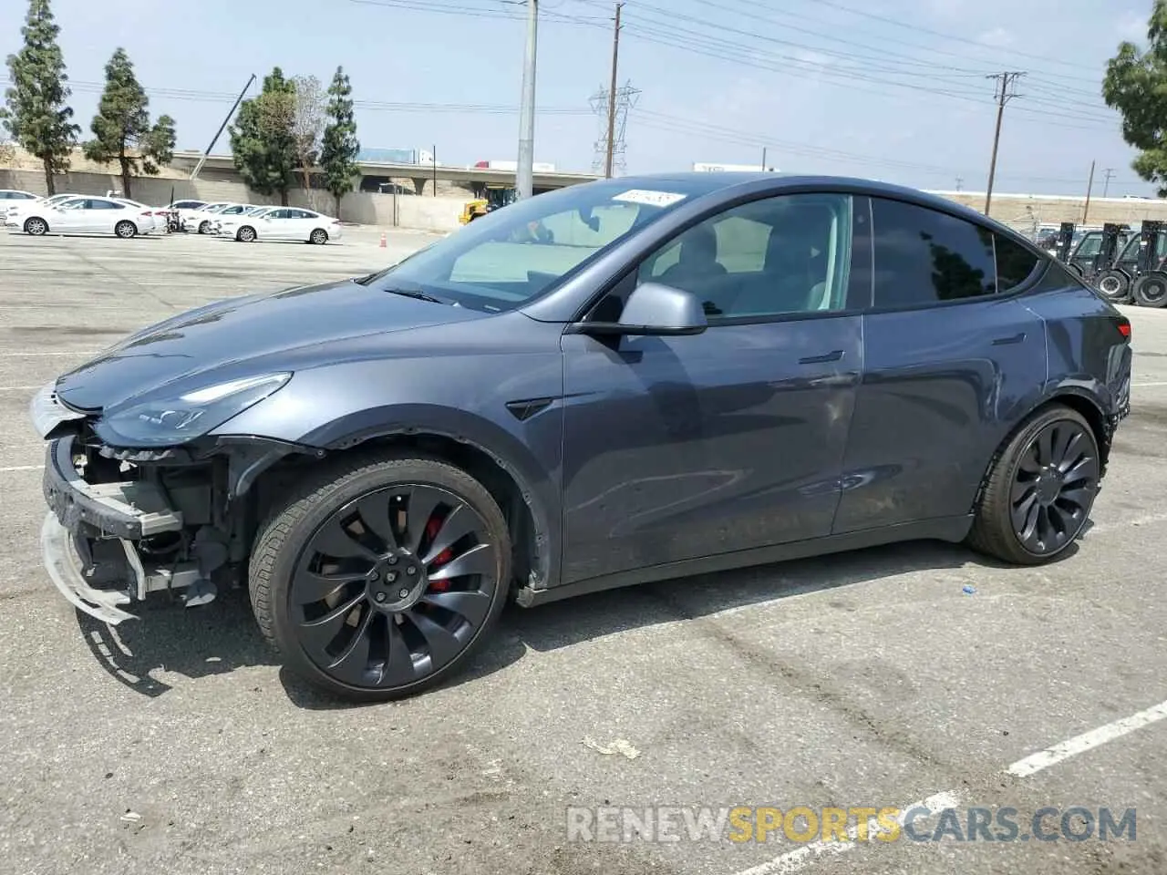 1 Photograph of a damaged car 7SAYGDEF0NF511223 TESLA MODEL Y 2022