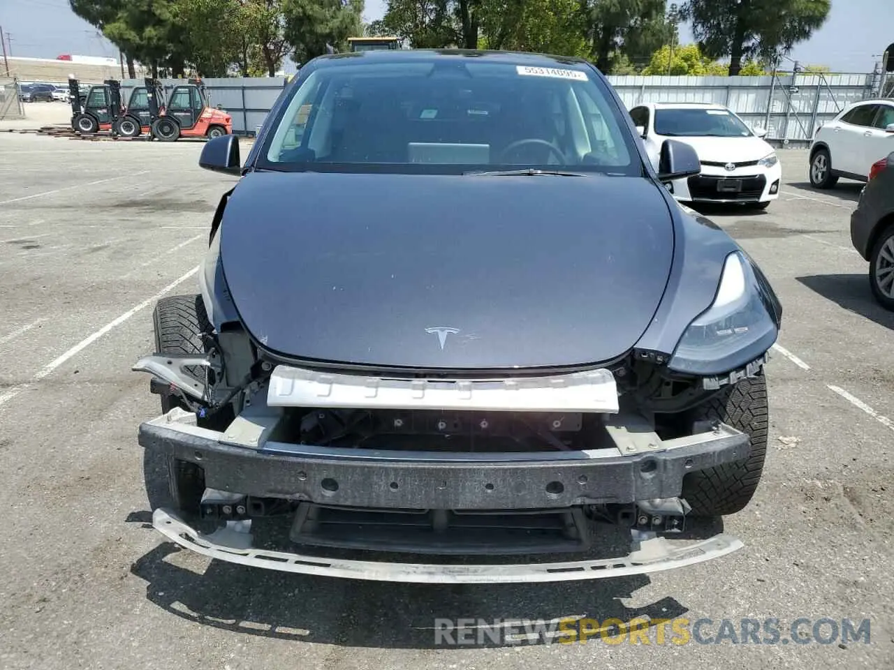 5 Photograph of a damaged car 7SAYGDEF0NF511223 TESLA MODEL Y 2022