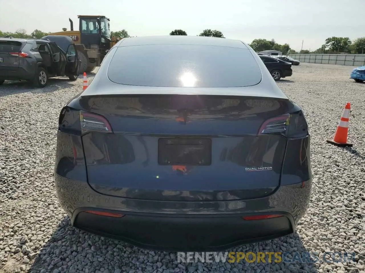 6 Photograph of a damaged car 7SAYGDEF0NF524165 TESLA MODEL Y 2022