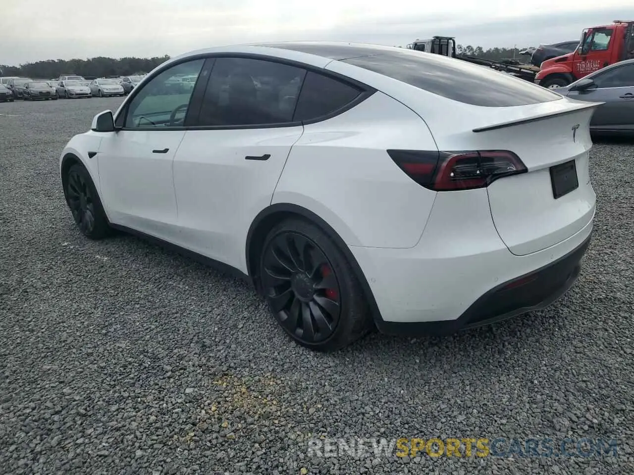 2 Photograph of a damaged car 7SAYGDEF0NF532881 TESLA MODEL Y 2022