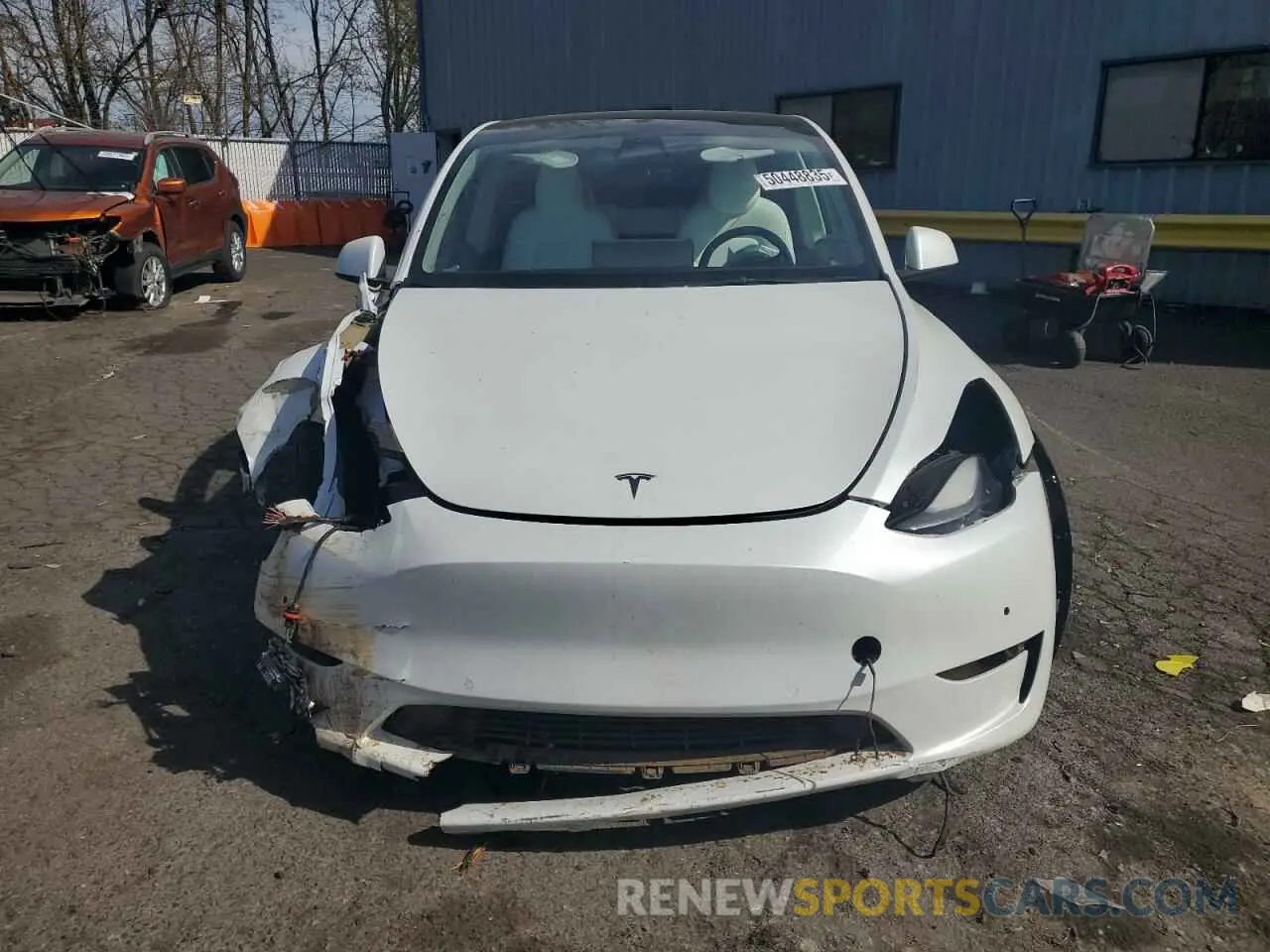 5 Photograph of a damaged car 7SAYGDEF0NF540026 TESLA MODEL Y 2022