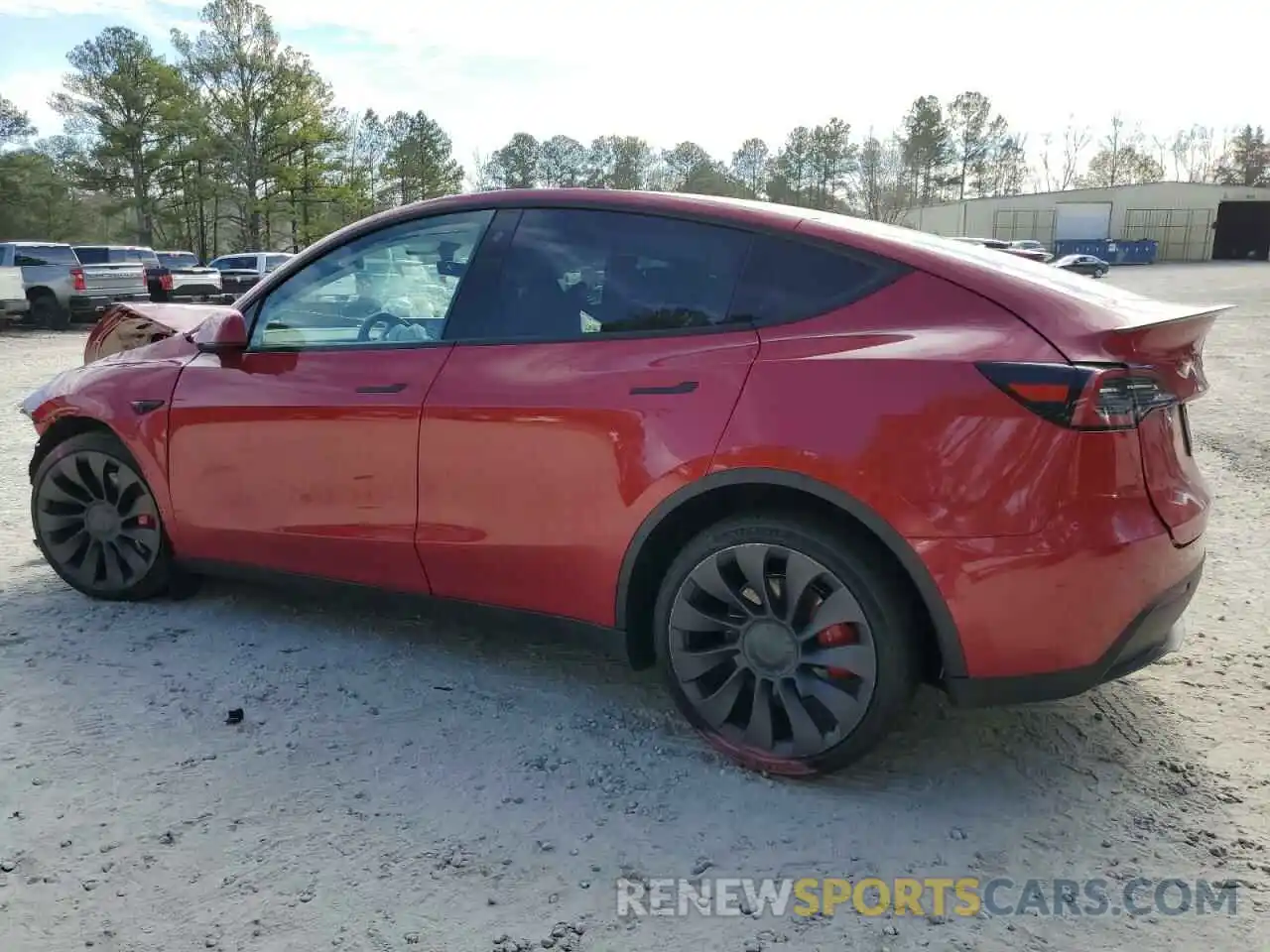 2 Photograph of a damaged car 7SAYGDEF1NF377130 TESLA MODEL Y 2022