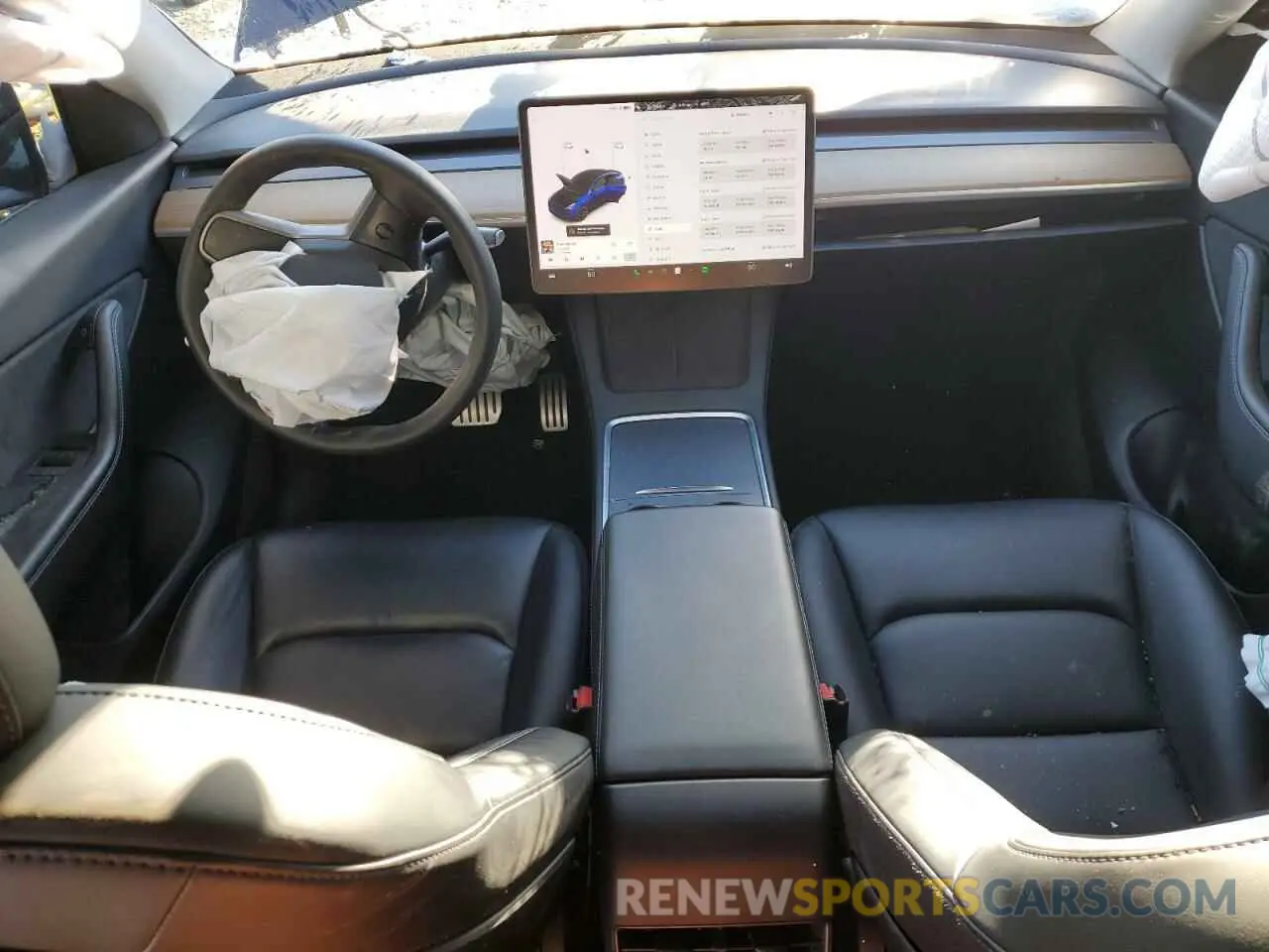 8 Photograph of a damaged car 7SAYGDEF1NF378634 TESLA MODEL Y 2022