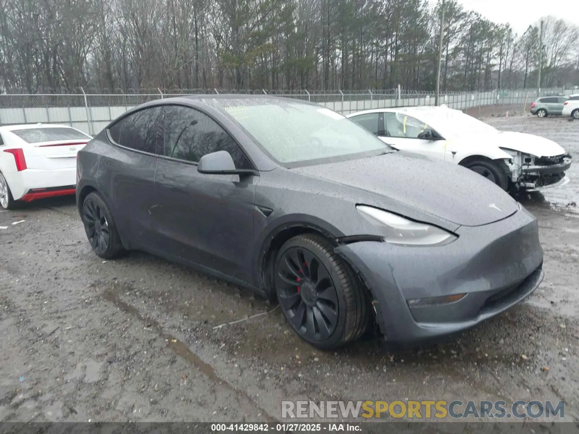 1 Photograph of a damaged car 7SAYGDEF1NF379167 TESLA MODEL Y 2022